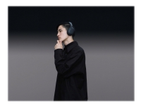 Sony h.ear on 3 WH-H910N - Hodetelefoner med mikrofon - full størrelse - Bluetooth - trådløs - NFC - aktiv støydemping - 3,5 mm jakk - svart