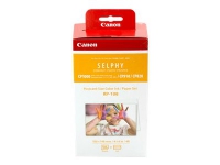 Canon RP-108 - Skrivebåndskassett og papirsett - for SELPHY CP1000, CP1200, CP1300, CP820, CP910
