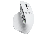 Logitech MX Master 3S - Mus - laser - 7 knapper - trådløs - Bluetooth, 2,4 GHz - Logitech BOLT-mottaker - Blekgrå