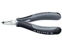 Knipex 64 62 120 ESD, Endekuttende tang, Stål, Plast, Sort, Grå, 12 cm, 70 g