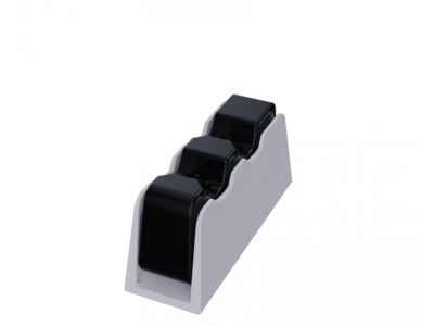 PIRANHA PS5 DUAL CONTROLLER CHARGE STATION WHITE & BLACK