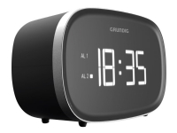 Grundig SONOCLOCK 3000 - Klokkeradio - 2 watt - svart