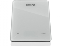 Gorenje KT05LBW, Elektronisk kjøkkenvekt, Hvit, Herdet glass, Glass, Berøring, g, ml