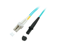 EFB-Elektronik ECOFIBER - Nettverkskabel - LC multimodus (hann) til MT-RJ multimodus (hann) - 1 m - fiberoptisk - 50 / 125 mikroner - OM3 - turkis