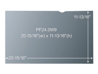 3M personvernfilter for 24 widescreen - Personvernfilter for skjerm - 24 - svart