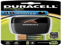 Duracell batteri oplader plus - Oplader genopl. batterier AA/AAA, inkl. 2 AA + 2 AAA batt.