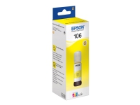 Epson 106 - 70 ml - gul - original - blekkbeholder - for EcoTank ET-7700, ET-7750, L7160, L7180 Expression Premium ET-7700, ET-7750