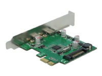 Delock - USB-adapter - PCIe 2.0 lav profil - USB-C 3.2 Gen 1 x 2