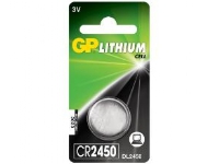 Batteri GP Lithium CR2450 1 stk/pk,60æskx10pkx1stk/krt