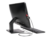 Kensington USB Port Lock with Cable Guard - Square - USB-portsperrer - sølv