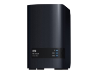 WD My Cloud EX2 Ultra WDBVBZ0160JCH - Personlig skylagringsenhet - 2 brønner - 16 TB - HDD 8 TB x 2 - RAID 0, 1, JBOD - RAM 1 GB - Gigabit Ethernet - iSCSI support