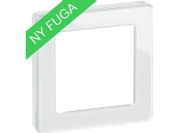 LAURITZ KNUDSEN FUGA PURE designramme glas 1 modul, hvid.