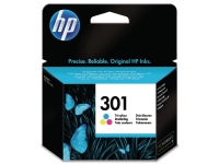 Blækpatron hp 301 ch562e, 165 sider, trefarvet