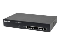 Intellinet 8-Port Fast Ethernet PoE+ Switch, 4 x PoE IEEE 802.3at/af Power-over-Ethernet (PoE+/PoE) ports, 4 x Standard RJ45 Ports, Endspan, Desktop, 19 Rackmount, Box - Switch - 4 x 10/100 + 4 x 10/100 (PoE+) - stasjonær, rackmonterbar - PoE+ (70 W