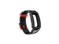 Fitbit FB170PBBK, Band, Aktivitets sporer, Sort, Rød, Hvit, Fitbit, Ace 2, Elastomer