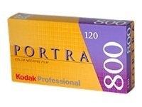 Kodak PROFESSIONAL PORTRA 800 - Fargeduplikatfilm - 120 (6 cm) - ISO 800 - 5 ruller