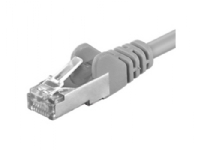 PremiumCord Patch kabel S-FTP Cat6a 10m seda, 10 m, Cat6a, SF/UTP (S-FTP), RJ-45, RJ-45