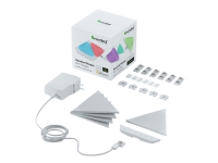 Nanoleaf Shapes Smarter Kit Mini - Trådløst lyssett - LED x 5 - 0.57 W - 16 millioner farger - 1200-6500 K - trekant