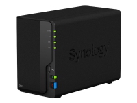 Synology Disk Station DS218 - NAS-server - 2 brønner - SATA 6Gb/s - RAID 0, 1, JBOD - RAM 2 GB - Gigabit Ethernet - iSCSI support