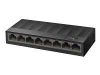 TP-Link LiteWave LS1008G - Switch - ikke-styrt - 8 x 10/100/1000 - stasjonær, veggmonterbar