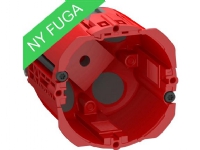LAURITZ KNUDSEN FUGA Air brandtæt forfradåse 1 modul, rød.