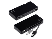 i-Tec Advance Travel - Dokkingstasjon - USB - VGA, HDMI - GigE