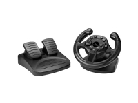 Renkforce RF-GW-200 Rat USB PC, PlayStation 3 Sort inklusiv pedaler