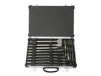 Makita - Drillbit- og meiselsett - 17 deler - SDS-plus - lengde: 210 mm, 160 mm, 110 mm, 260 mm, 250 mm, 140 mm