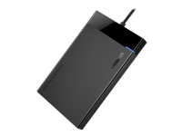 Ugreen US221 - Drevkabinett - 2.5 - SATA 6Gb/s - USB 3.0 - svart