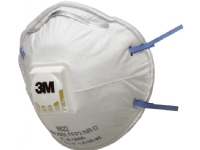 Støvmaske 3M P2 m/ventil 10stk/pak - (10 stk.)