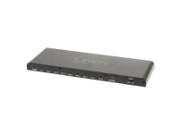 Lindy 38222, HDMI, 8x HDMI, Svart, 20 m, 24 bit, 60 Hz