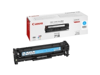Canon 718 Cyan - Cyan - original - tonerpatron - for i-SENSYS LBP7210, LBP7680, MF728, MF729, MF8340, MF8360, MF8380, MF8540, MF8550, MF8580
