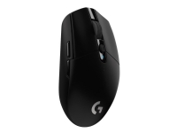 Logitech G305 - Mus - optisk - 6 knapper - trådløs - LIGHTSPEED - trådløs mottaker (USB) - svart