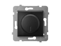 Ospel LP-8UL2/m/33, Dimmer og bryter, Sort, IP20, 71 mm, 53 mm, 71 mm