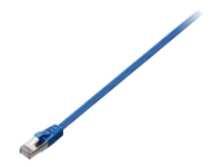 V7 - Nettverkskabel - RJ-45 (hann) til RJ-45 (hann) - 10 m - STP - CAT 5e - blå