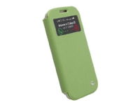 Krusell Malmö FlipCover View - Beskyttende deksel for mobiltelefon - grønn - for Samsung Galaxy S4