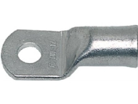 Klauke 702F6MS, Tubular ring lug, Rett, Sølv, Kopper, Tin-plated copper, 10 mm²