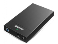 External HDD enclosure, USB 3.0, 3,5 HDD, USB-A, black
