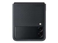 Samsung EF-XF711 - Baksidedeksel for mobiltelefon - aramid - svart - for Galaxy Z Flip3 5G