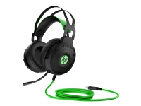 HP Pavilion Gaming 600 - Hodesett - full størrelse - kablet - svart/grønn - for OMEN Obelisk by HP 875 HP 15, 27 ENVY x360 Pavilion Gaming 15, 690, TG01 Spectre x360
