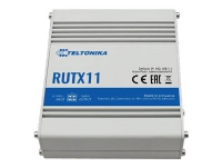 Teltonika RUTX11 - Trådløs ruter - WWAN - 4-portssvitsj - GigE, 802.11ac Wave 2 - Bluetooth 4.0, 802.11a/b/g/n/ac Wave 2 - DIN-skinnemonterbar