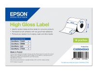 Epson - Høyblank - 76 x 127 mm 250 etikett(er) (1 rull(er) x 250) stanseskårne etiketter - for ColorWorks CW-C4000E (BK), CW-C4000E (MK) TM C3500