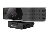 Sandberg USB Webcam Pro Elite 4K UHD - Nettkamera - farge - 8,3 MP - 3840 x 2160 - 1080p, 4K - lyd - USB 2.0