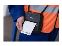 Brother RuggedJet RJ-4230B - Kvitteringsskriver - direktetermisk - Rull (11,4 cm) - 203 x 203 dpi - inntil 127 mm/sek - USB 2.0, Bluetooth 4.2