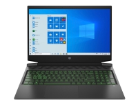HP Pavilion Gaming 16-a0021no - Core i5 10300H / 2.5 GHz - Win 10 Home 64-bit - 8 GB RAM - 512 GB SSD NVMe - 16.1 IPS 1920 x 1080 (Full HD) - GF GTX 1660 Ti / UHD Graphics - Wi-Fi 5, Bluetooth - skyggesort, malingsfinish, syregrøn krom (logo) - kbd: