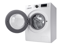Samsung Ecobubble WD80T4046CE - Vaskemaskin/tørker - bredde: 60 cm - dybde: 67.5 cm - høyde: 85 cm - frontileggelse - 8 kg - 1400 rpm - hvit med svart dør