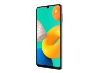 Samsung Galaxy M32 - 4G smarttelefon - dobbelt-SIM - RAM 6 GB / 128 GB - microSD slot - OLED-display - 6.4 - 2400 x 1080 piksler - 4x bakkameraer 64 MP, 8 MP, 2 MP, 2 MP - front camera 20 MP - lys blå