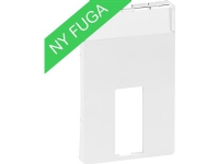 LAURITZ KNUDSEN Afdækning for FUGA 1xVGA DB9/HD15 leveres uden konnektor 1½Modul hvid