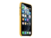 Apple - Baksidedeksel for mobiltelefon - lær - meyer-sitron - for iPhone 11 Pro
