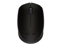 Logitech M171 - Mus - høyre- og venstrehåndet - trådløs - 2.4 GHz - USB trådløs mottaker - svart